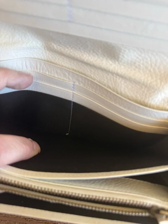 Burberry Yellow and White Quilted Leather Continental Wallet Passport Clutch - Picture 7 of 15